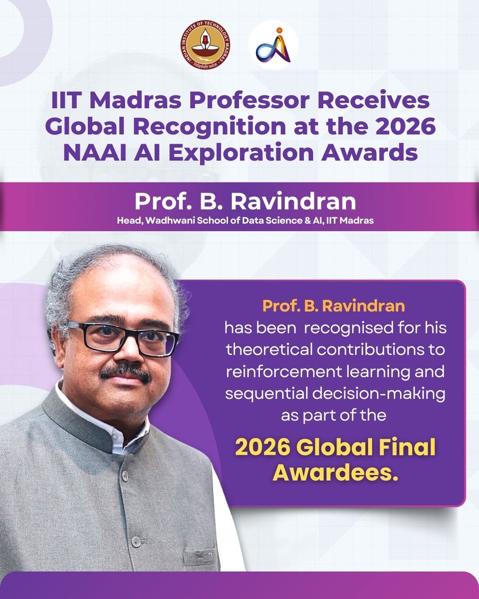 Wadhwani School of Data Science & AI (WSAI), IITM tweet media