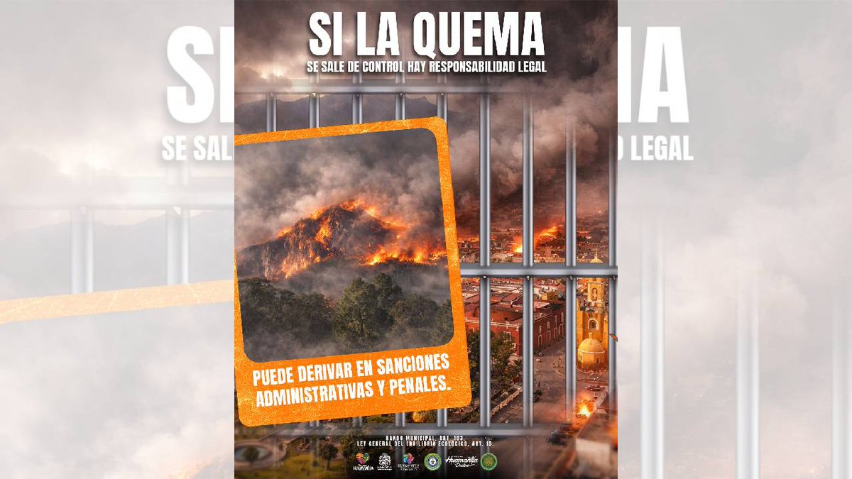 Evitar quemas de pastizales es clave para prevenir incendios mayores y sanciones legales
monitorxpress.com/noticias/tlaxc…
