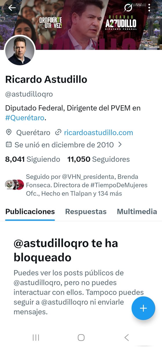 🚨Vean nada más el nivel de cinismo!
El diputado <a href="/astudilloqro/">Ricardo Astudillo</a> votó en contra de la #ReformaElectoral —una reforma para abrir la democracia y quitar privilegios a las cúpulas— y ahora pretende decir que “avanza con iniciativas a favor de México” y hasta se siente muy #4T para