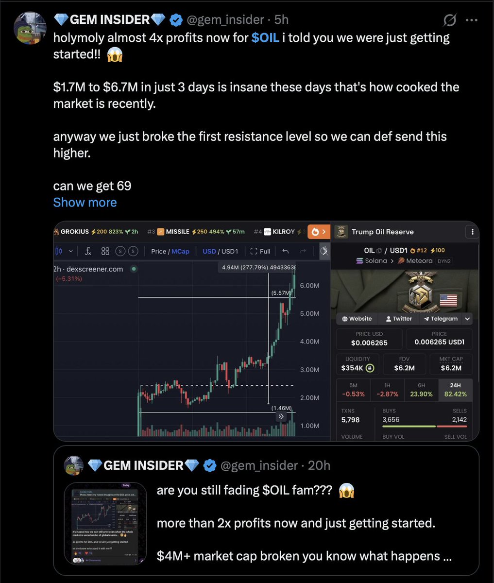 💎GEM INSIDER💎 tweet media