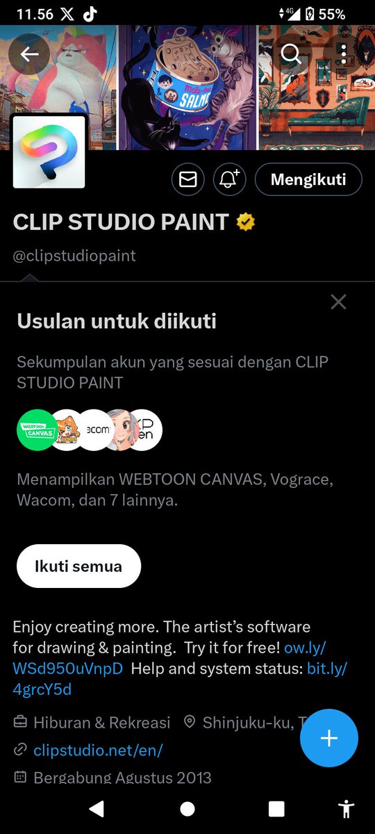 shahib28's tweet photo. @clipstudiopaint Done, semoga dapet https://t.co/i9oWAsk9ay