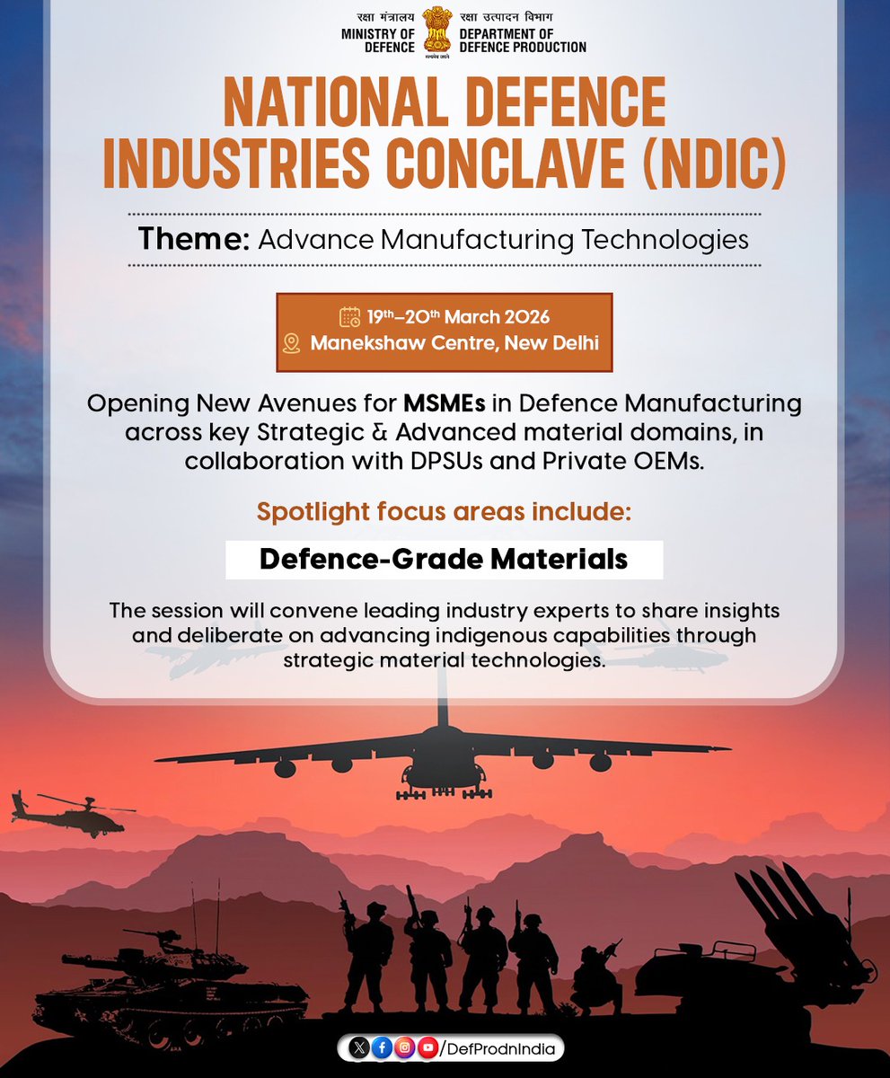 Defence Production India tweet media