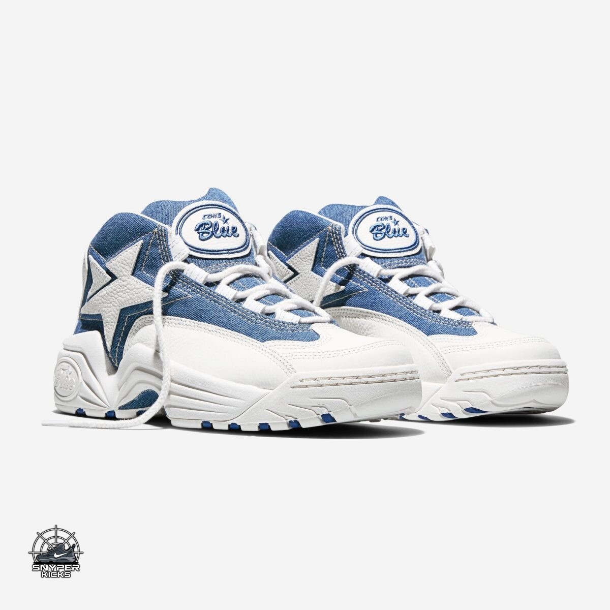 SnyperKicks's tweet image. Converse CONS Mid "Kentucky Denim"
Colorway: Federal Blue/Vintage White
Style Number: 
Release Date: March 13, 2026
Price: $130
#KentuckyDenim #converse #cons