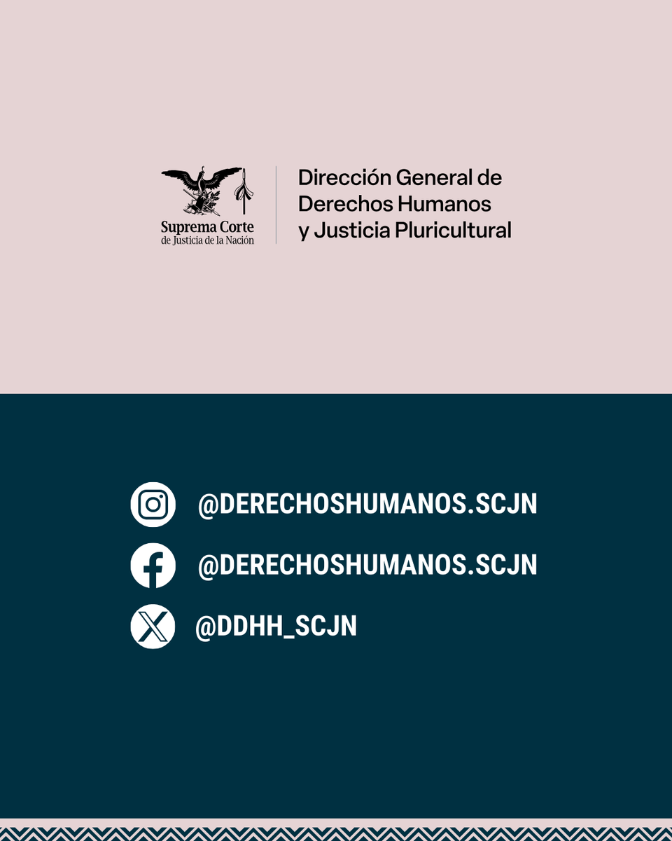Dirección General de DDHH y Justicia Pluricultural tweet media