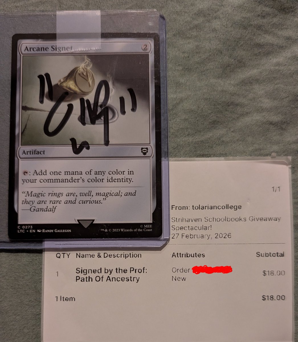 xeedoc's tweet photo. @TolarianCollege many magic the gathering players ask: are you sure this is path of ancestry?? https://t.co/F0JwLG6SZQ