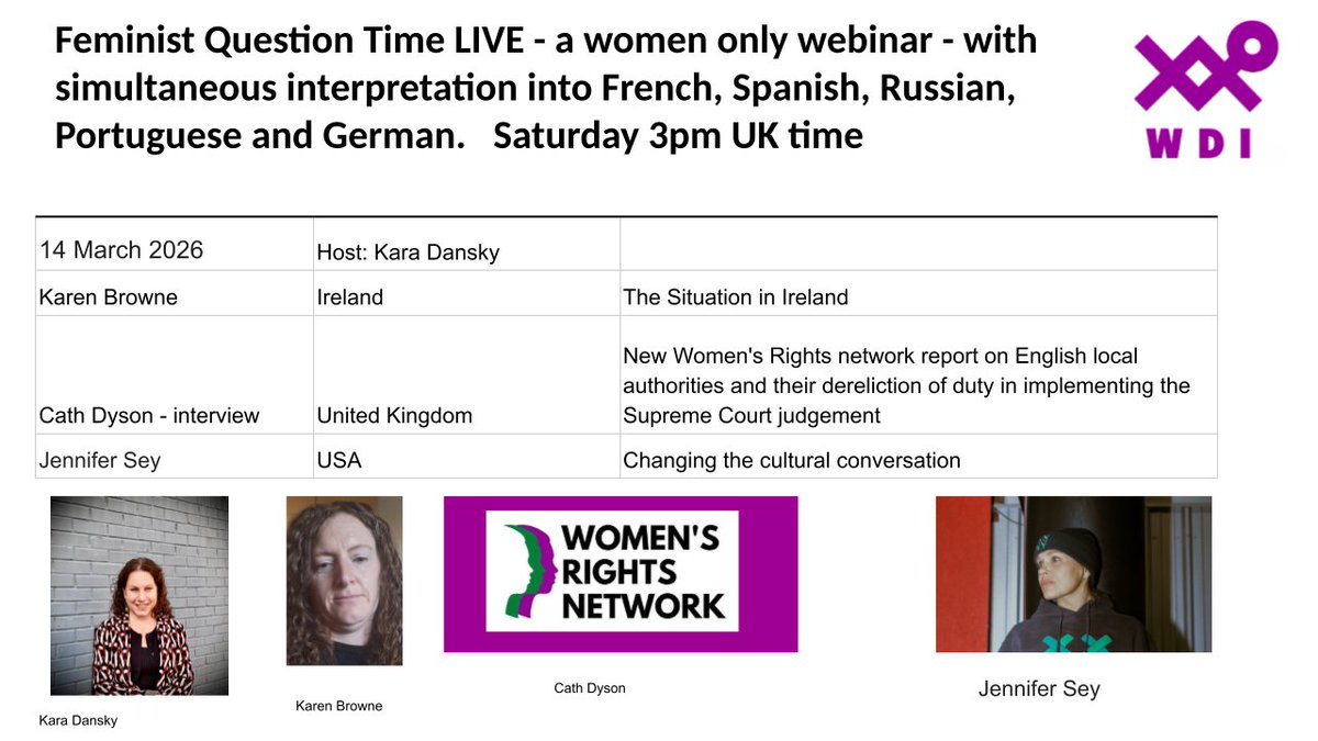 Declaration on Women's Sex Based Rights tweet media