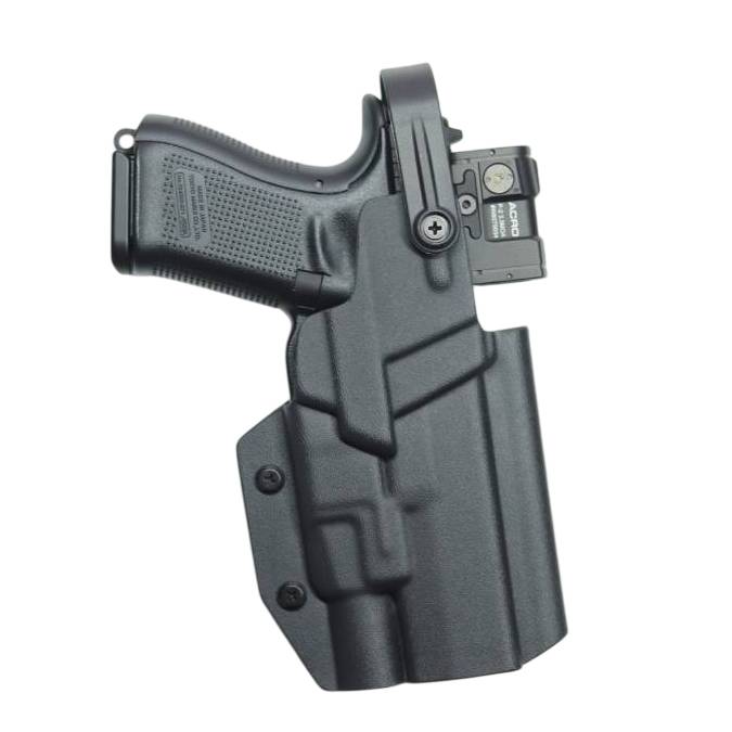 rokunanago675's tweet image. こんばんは、六七五です。  
Glock 17/19 ＋ TLR-7用カイデックスホルスター TRS Level2 仕様 / Blackカラー再出品!
675.theshop.jp 
Coyote Brownカラーも出品しています。
#glock19 #カイデックス #サバゲー