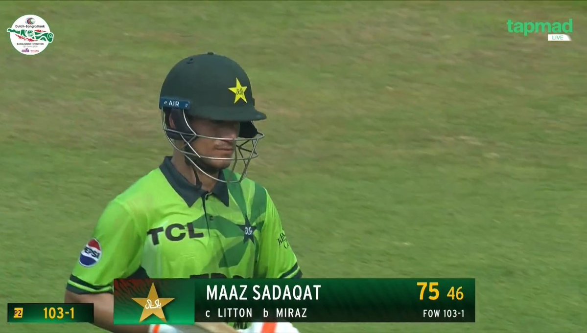 The way he played today's innings with such fearlessness is commendable

#pakvsban