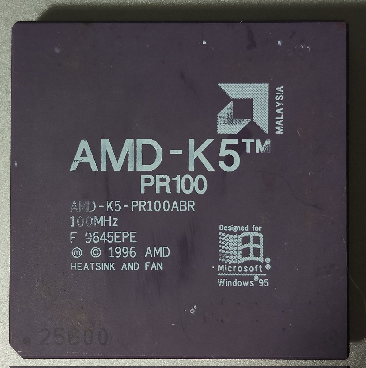 A quartert of AMD K5s, two later SSA/5 and two 5k86s