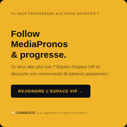 Mediapronos's tweet photo. Bonus : utilise notre calculateur de value bet
=> https://t.co/2cUWniqhkW
🔔 Suis @MediaPronos pour progresser aux paris sportifs chaque semaine.
— — —
#parissportifs #pronos #football #parieur #valubet #bankroll #conseils #tipster #parissportifsfrance #mediapronos https://t.co/dcNKD0oXM7