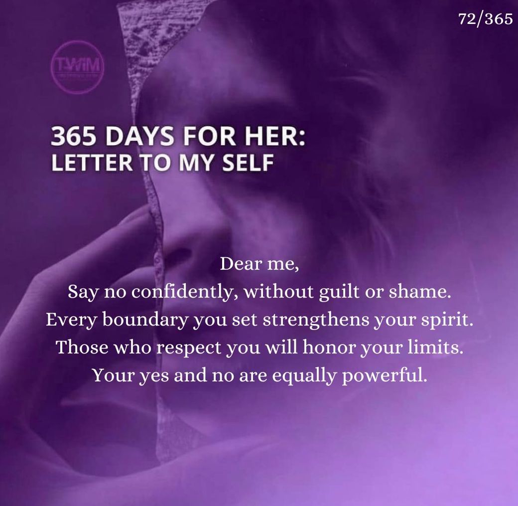 thegracealade's tweet photo. Your yes and no are equally powerful.
Speak them with confidence.
PurityMonth #365daysforher #365daysofgrowth #lettertomyself #Day72 https://t.co/QpdRt56qjz