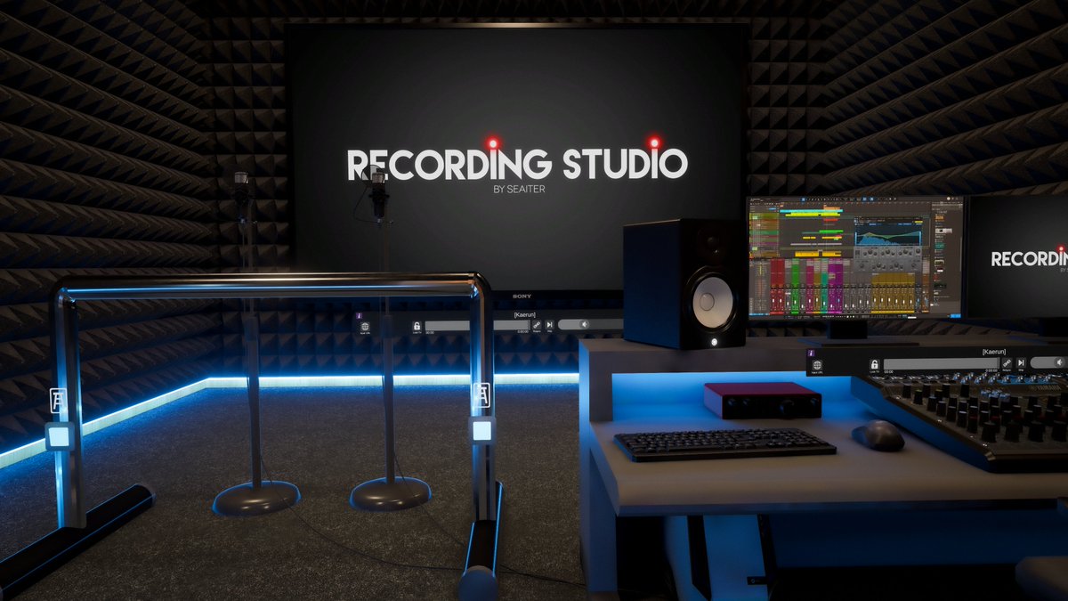 jellekayen's tweet photo. 録音・アフレコスタジオの世界
A world of recording and dubbing studios
World: Recording Studio
Author: Seaiter @Seaiter
https://t.co/6LRe4BHF1n
#VRChat #VRChatPhotography #VRChat_world紹介 https://t.co/tklK382QkT