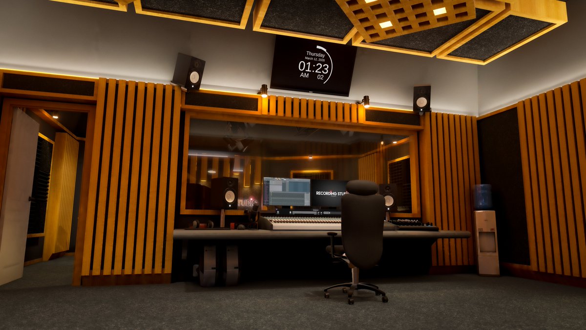 jellekayen's tweet photo. 録音・アフレコスタジオの世界
A world of recording and dubbing studios
World: Recording Studio
Author: Seaiter @Seaiter
https://t.co/6LRe4BHF1n
#VRChat #VRChatPhotography #VRChat_world紹介 https://t.co/tklK382QkT