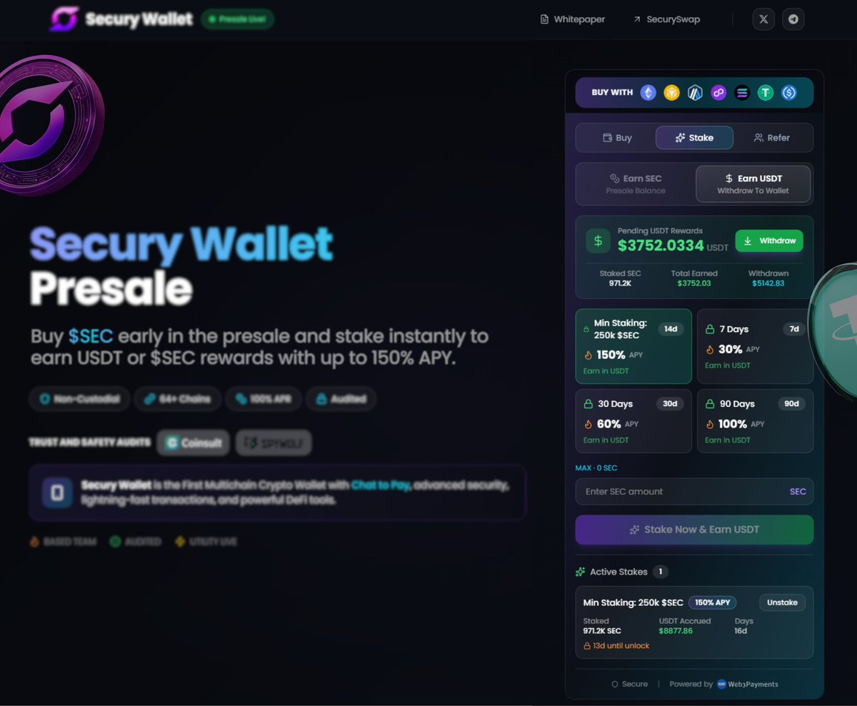 Secury Wallet tweet media