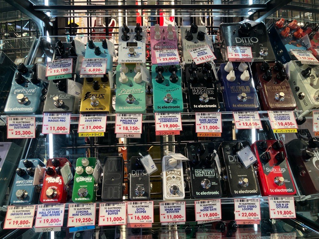 electori_pro's tweet image. 渋谷の池部WPPにBehringerとtc electronicの現行製品が展示中です。国内のみならずアジア圏で、ここまでの展示はこのWorld Pedal Park だけ。この機会に現物を確認してみてください。🎶
@wpp_ikebe 
#behringer
#tcelectronic
#effectspedal
#stompbox