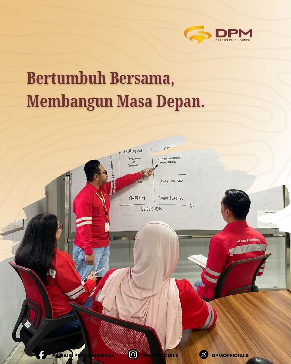 DPMofficials's tweet photo. Sebuah perusahaan bukan hanya tentang pekerjaan.

Di dalamnya ada mimpi, semangat, dan perjalanan untuk terus berkembang.
Kami percaya bahwa investasi terbaik adalah manusia. Ketika setiap orang diberi ruang untuk belajar, mencoba, dan berkembang, maka dampaknya bisa jauh lebih besar dari sekadar pekerjaan.
Bersama, kita tidak hanya membangun karier, tetapi juga memberikan kontribusi nyata bagi masyarakat dan negeri.
Mari terus bertumbuh dan melangkah lebih jauh Bersama.