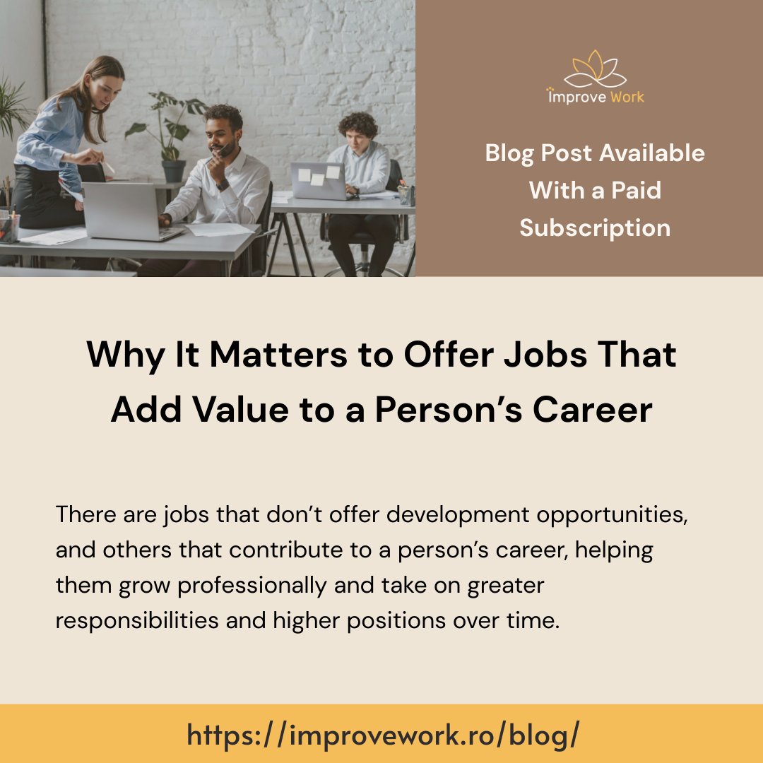 Improve Work, Daniela Tancau tweet media