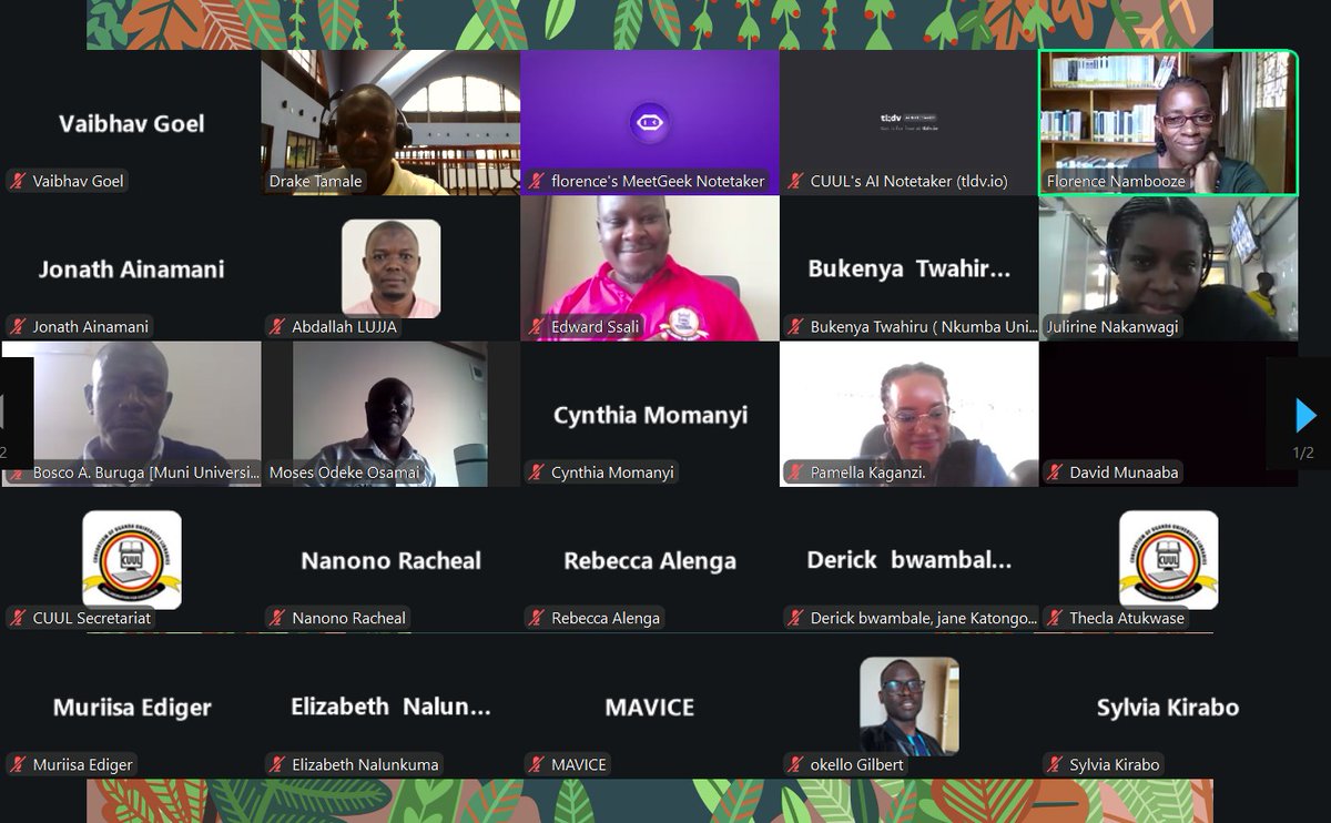 Consortium of Uganda University Libraries tweet media