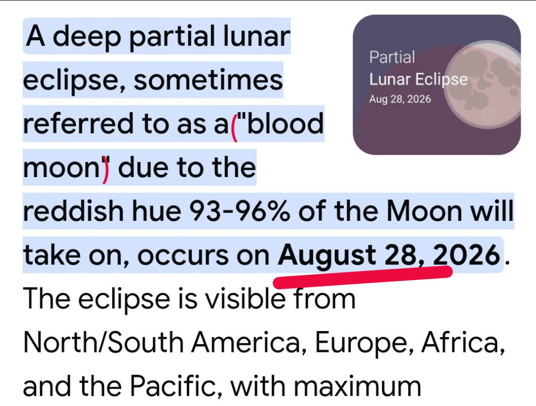 AquariusMessiah's tweet image. The Next Great Signs In The Skies of the foretold prophecies of the Second Advent will be a Red Blood Moon due to occur on 8/28, 2026
#redbloodmoon
#bloodmoon 
#bloodmoon2026