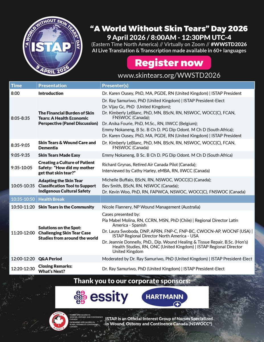 International Skin Tear Advisory Panel (ISTAP) tweet media