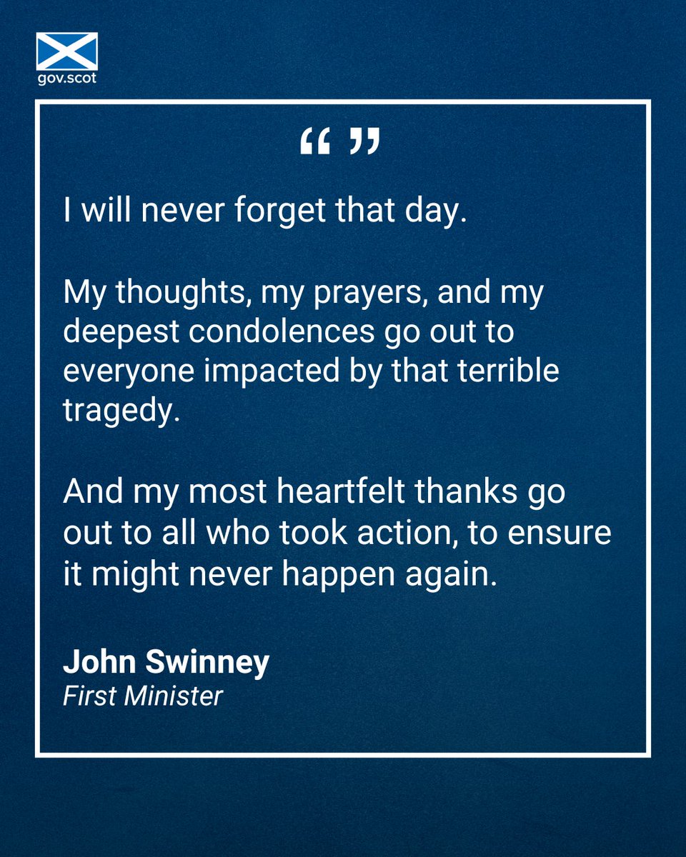 First Minister tweet media