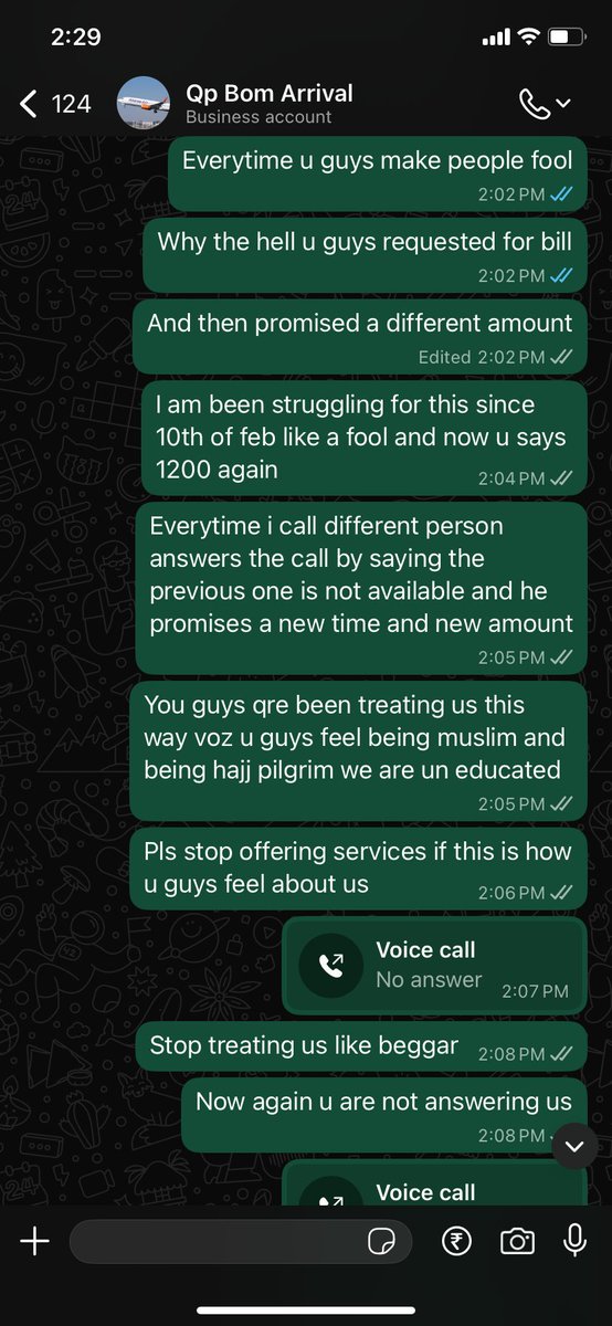 ShaikhAleem's tweet photo. I am being harrases with fake promises of call backs https://t.co/Kn916uQAEe