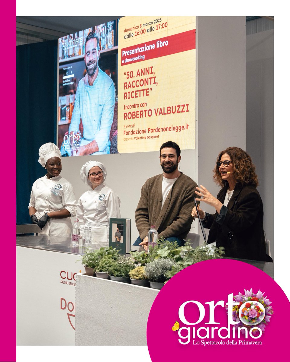 C’è ancora un intero weekend per vivere l’atmosfera di Ortogiardino e <a href="/FieraCucinare/">Fiera Cucinare</a> 2026 🌿🧑🏻‍🍳

Organizzate la vostra visita e godetevi il gran finale👉tinyurl.com/3fs2zbub

🔗🎟️ tinyurl.com/3nkx6j5k