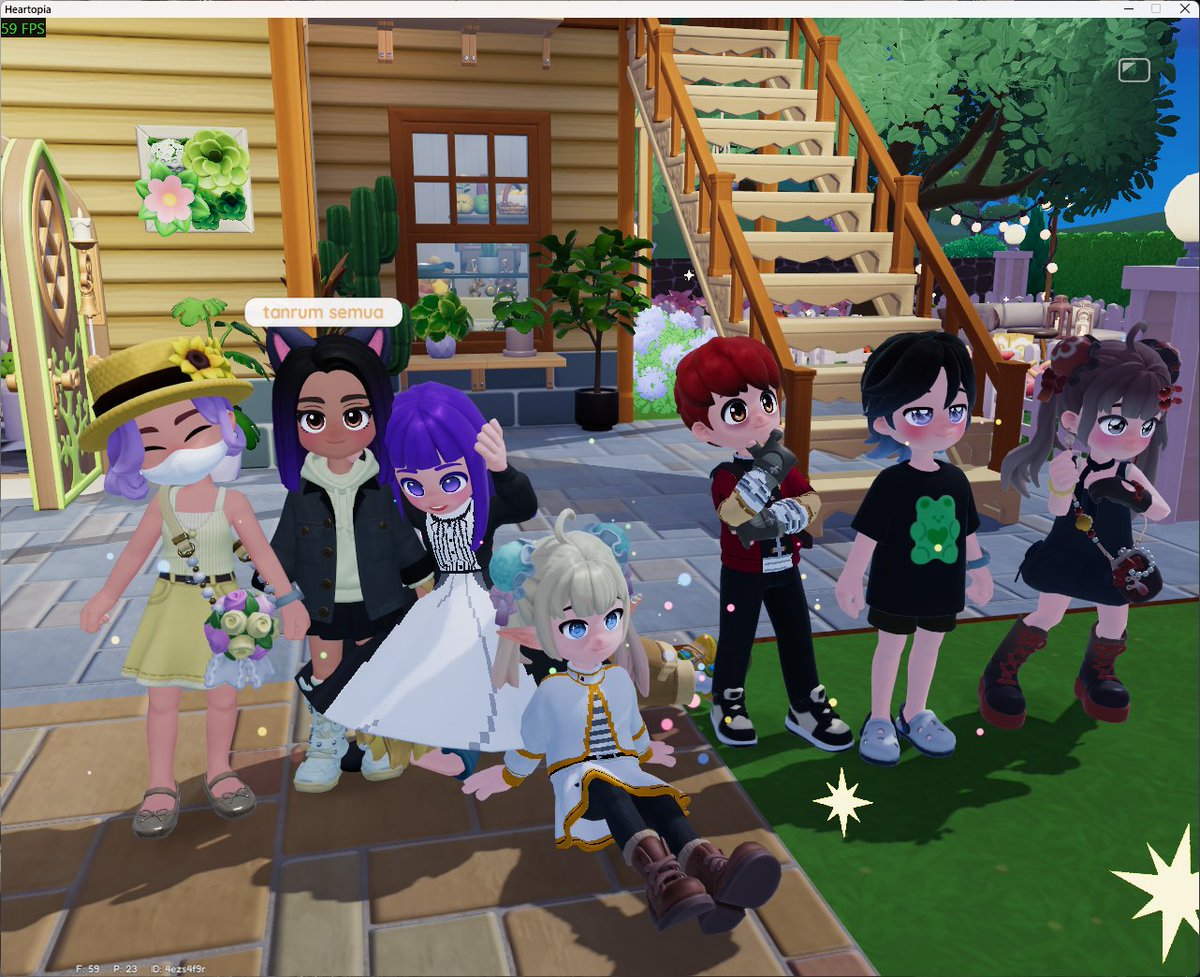 HanzVeiliori's tweet photo. Hato semalem seru banget dah 
Emang petualangan party nya frieren di hato tuh gokil abis 
Bareng @HolidaySec19233 @RobyLv0 
#heartopia #heartopiaID https://t.co/2N9lheqxnZ