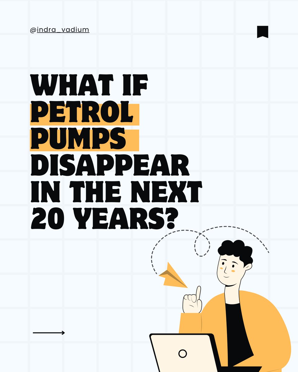 indra6547's tweet image. Petrol pumps disappearing in 20 years? EVs are charging at home, on highways, everywhere! The energy revolution is here. 
#EVRevolution #ChargeAnywhere #FutureIsElectric