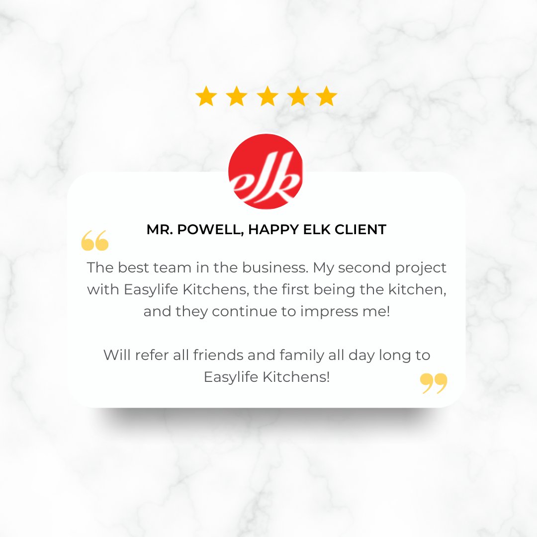 EasylifeKitchen's tweet image. The real MVPs behind every beautiful kitchen? Our Installers.

Here’s what our clients have to say about the installers who bring the design to life, with precision, care and serious attention to detail.

#EasylifeKitchens #ClientFeedback #KitchenInstallers #DreamKitchens