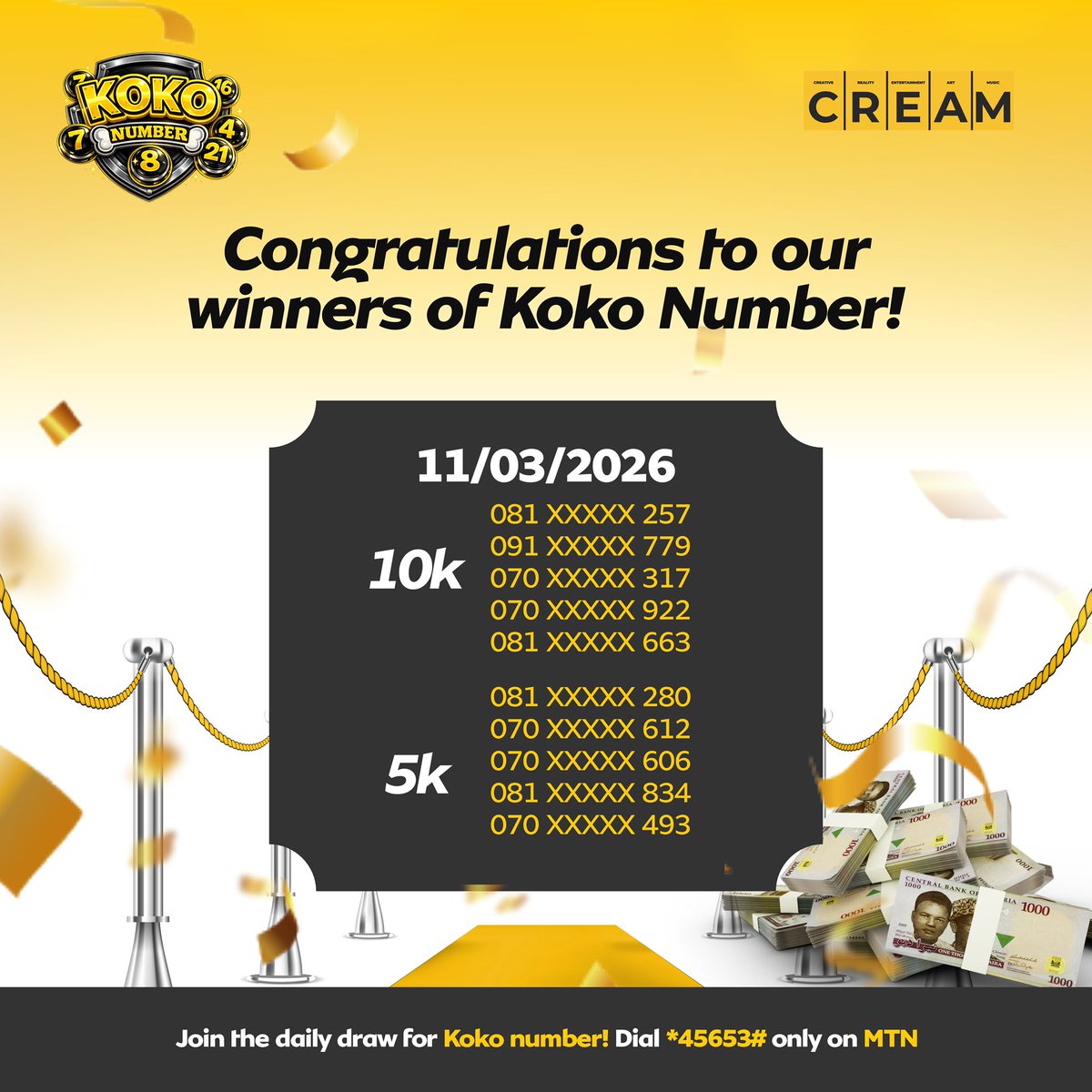 THE CREAM PLATFORM tweet media