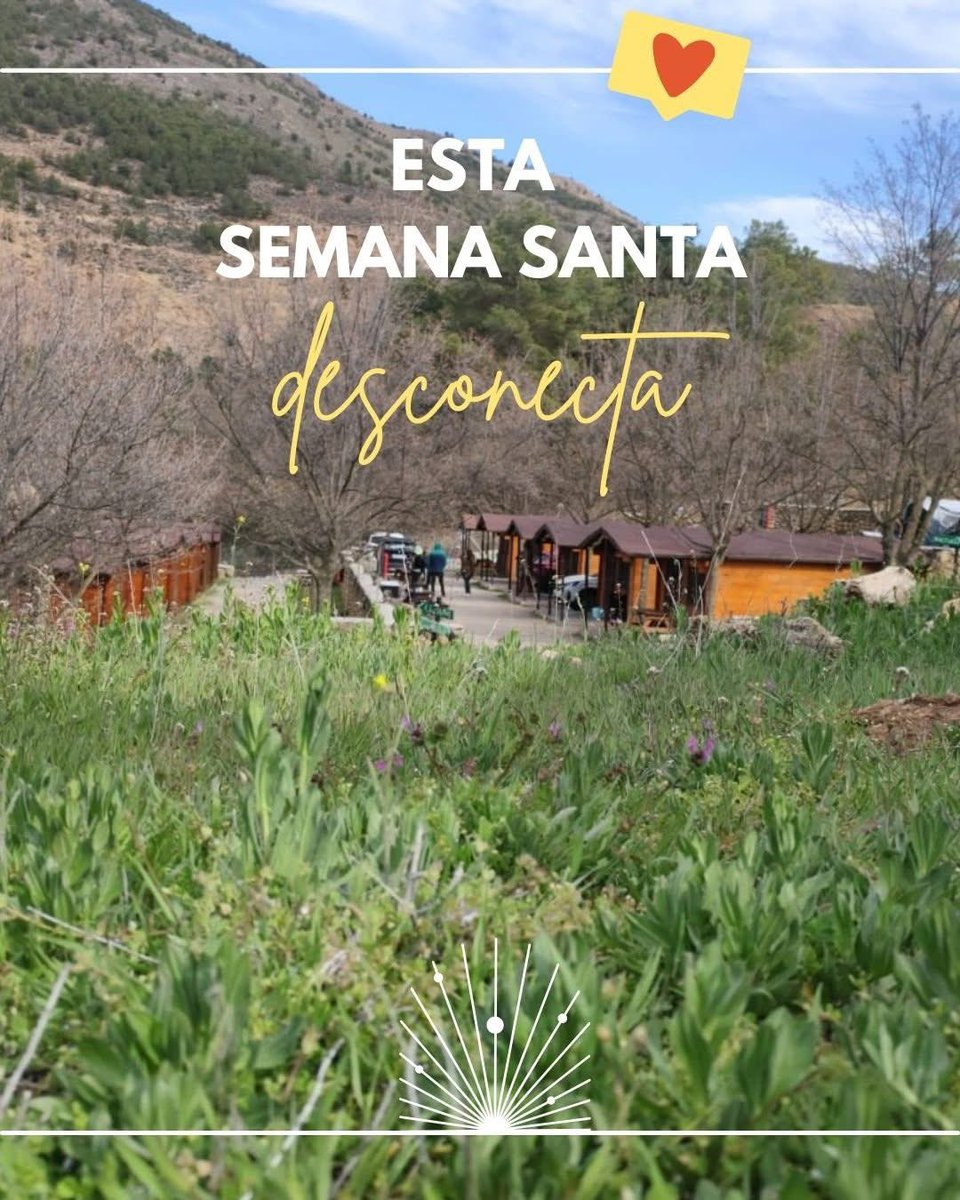 Esta Semana Santa escápate a la #naturaleza

Si buscas unos días de desconexión, tranquilidad y aire puro, #CampingLasMenas es el lugar perfecto.

📅 Reserva ya tu estancia y vive unos días diferentes: campinglasmenasdeseron.com

#EscapadaRural #SierraDeLosFilabres #Serón