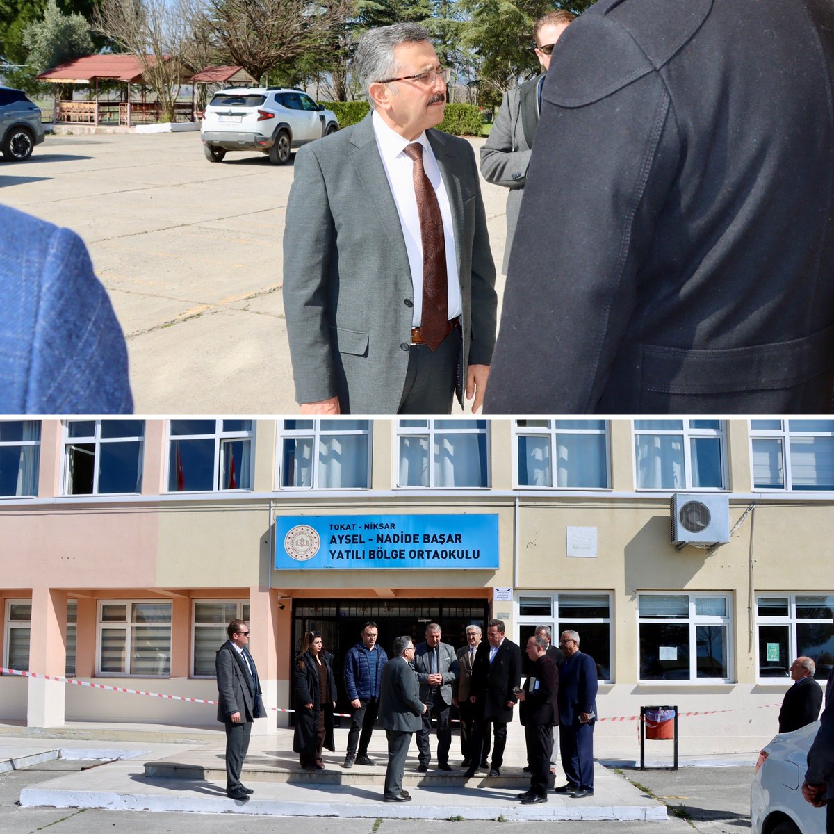 Tokat İl Millî Eğitim Müdürümüz Hüseyin Kır, bölgemizde meydana gelen deprem sonrası Niksar Aysel-Nadide Başar Yatılı Bölge Ortaokulu’nu ziyaret ederek incelemelerde bulundu.