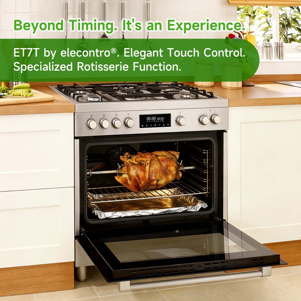 elecontro2's tweet photo. Upgrade your oven design with the elecontro® ET7T! 🥧

✨ Sleek Touch Control: No knobs, just a smooth, premium glass interface.
🔥 Rotisserie Function: Integrated control for high-end functionality.

Perfect for modern, minimalist kitchens.

#OvenTimer #controller #smarthome https://t.co/0b6krGo4KQ