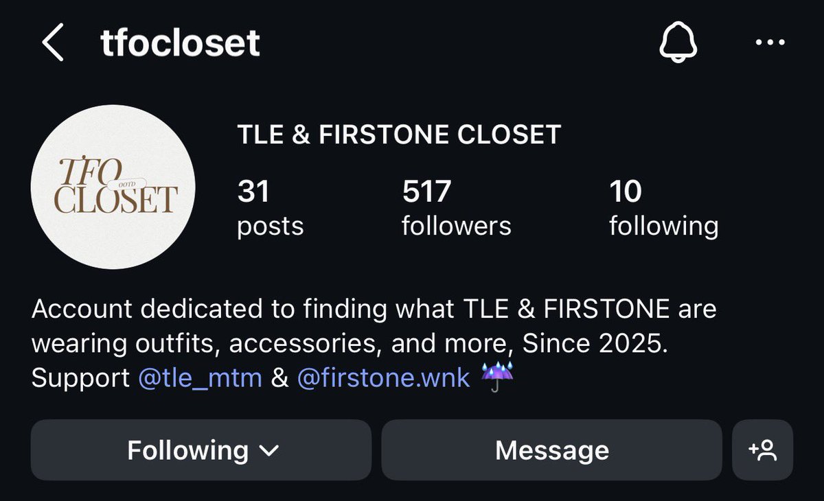 ฝากในอจด้วยนะแม่ <a href="/tfocloset/">TFOCLOSET</a> คนฟอลยังไม่เยอะเลย แบรนด์ส่วนใหญ่อยู่ในอจเป็นหลัก เอาทุกแอคมาฟอลเลยด่วน ๆ

ปล. บ้านทำงานดีมากค่ะ หาไว หาครบ เป็นบ้านที่เริ่ดมากเลยล่ะ ประทับใจค่ะ 🫶🏻💚🩷