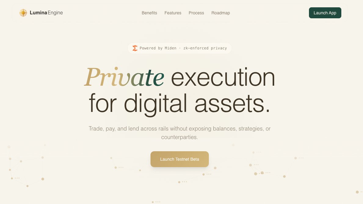 Lumina Engine tweet media