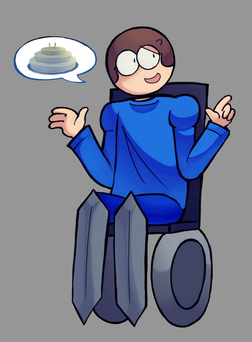 telephonegenius's tweet image. Dave and the Roblox cake 
————🐟🐟🐟🐟
#daveandbambi #dave #art