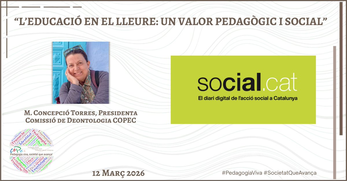 Col•legi Oficial de Pedagogia de Catalunya tweet media