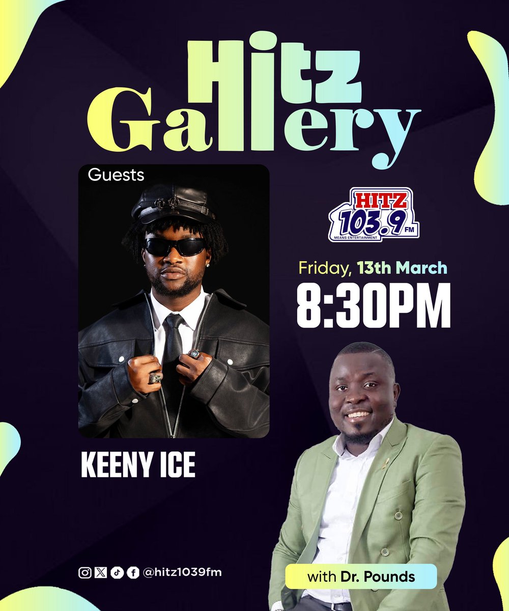 Tonight on <a href="/Hitz1039FM/">Hitz 103.9 FM</a> (Hitz Gallery) <a href="/KeenyIce/">KEENY ICE</a> will be serving the capital with hot bars and vibes, kindly prepare for tonight because it’s going to be wild!