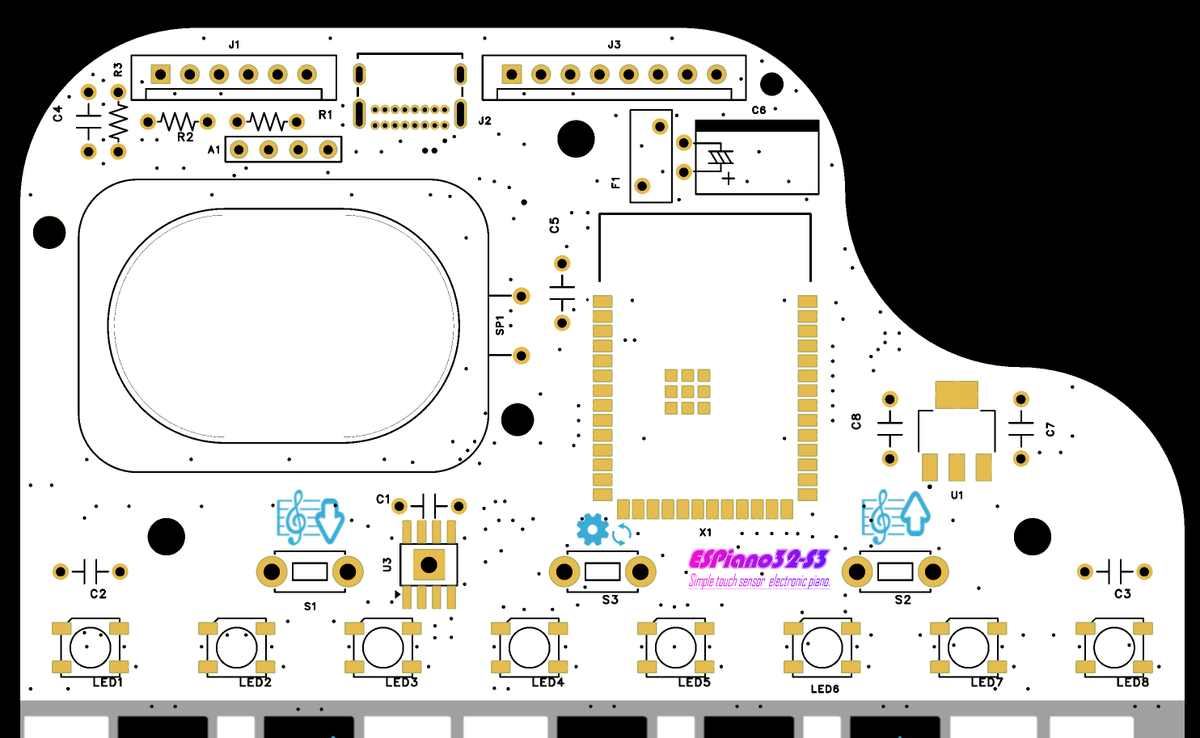 protoelec's tweet photo. JLCPCBでカラー印刷がしたくて、EasyEDAでポチポチ頑張った。ベタ面関係が線幅やサーマルの形状を変更したら良くなった。なぜかGNDが配線とベタでネット名が違って繋がらない...
ちまちま修正がおわり、安心して発注したら、シルクの位置がズレてるやん。発注してから気が付くのお約束orz https://t.co/9toZC8k2xe