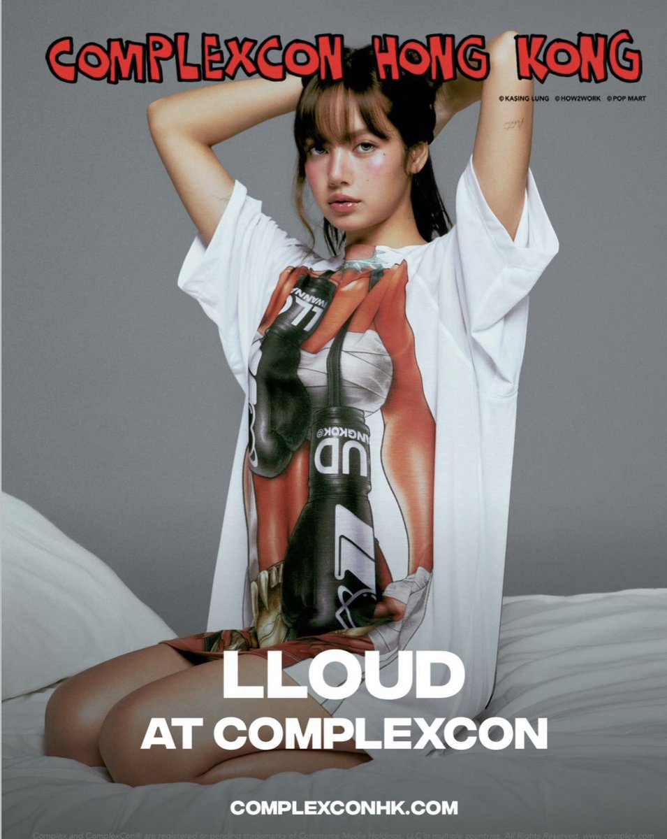 wonderpuiz's tweet photo. LLOUD เข้าร่วม ComplexCon Hong Kong Marketplace แล้ว จากจุดเริ่มต้นในวงการดนตรีที่ไร้ขอบเขต LLOUD พร้อมที่จะพัฒนาไปสู่ไลฟ์สไตล์รูปแบบใหม่ในฤดูกาลนี้ แบรนด์ได้เปิดตัวคอลเลคชั่นเสื้อผ้าสำเร็จรูปที่ได้รับแรงบันดาลใจจากช่วงเวลา "off-the-record" ของลิซ่าผู้ก่อตั้ง LLOUD มุ่งมั่นที่จะถ่ายทอดความแท้จริง ความสะดวกสบายและการเชื่อมต่อกับชีวิตจริง ติดตามข่าวสารเพิ่มเติมเกี่ยวกับการเชิญชวนทุกคนเพื่อพิสูจน์ว่าสไตล์ก็เหมือนกับดนตรีที่ไร้ขอบเขต