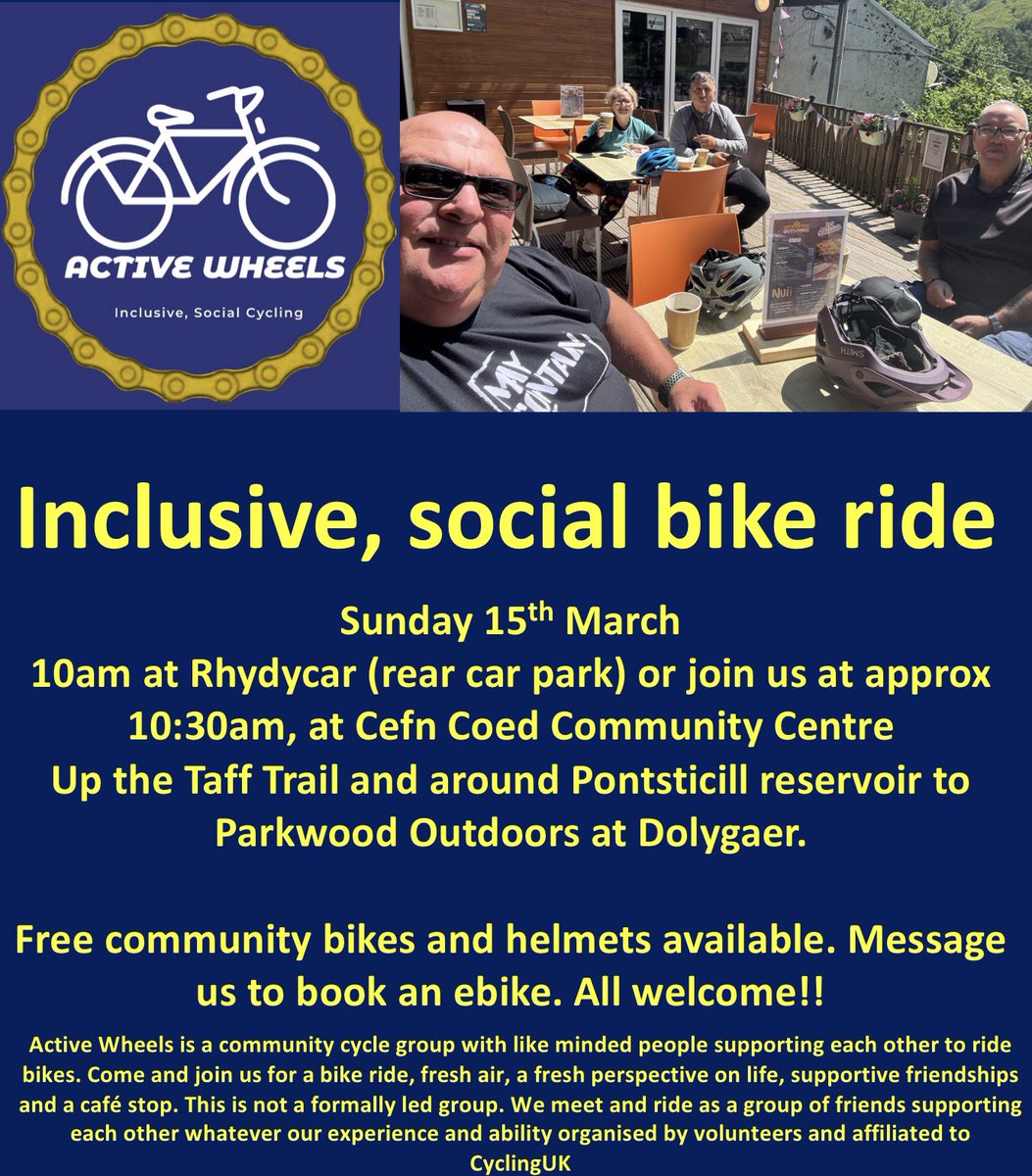 Active wheels Inclusive Social cycling tweet media