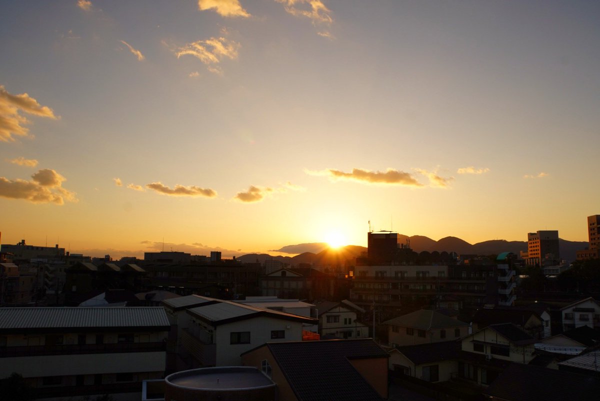 今日も一日お疲れ様でした😊
#夕日