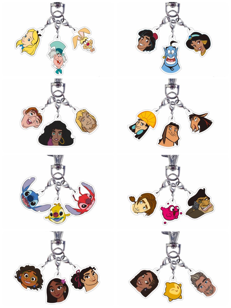 ━━━━━━━━━━━━
#エスケイジャパン
「トリオアクリルキーホルダー」
✎𓂃3月13日〜3月23日15:00　予約

新デザインが登場！
チャームはそれぞれ取り外して単体でも、好きな組み合わせに付け替えたりもできるよ⊹˚.

※ランダム商品
sk-charamarche.jp/products/disne…
#Disney #ディズニー