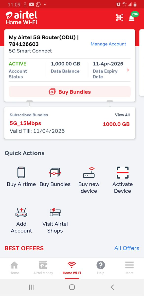 Ndir_angu's tweet photo. @AIRTEL_KE I can't use my airtel home package for which I paid close to 2 hours ago. https://t.co/DQuW4Tfh5z