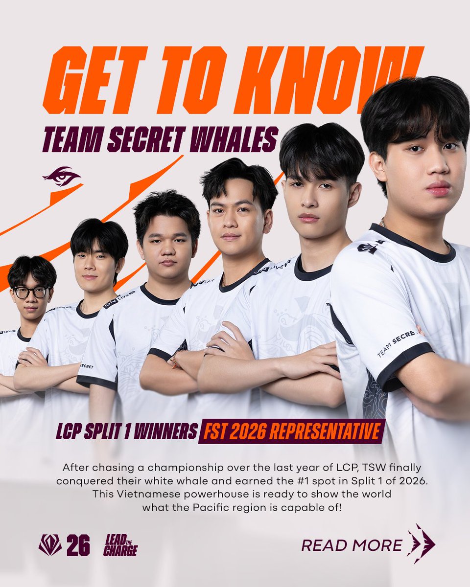 Who are <a href="/teamsecret/">Team Secret</a> Whales?

Here's everything you need to know about the LCP representatives for #FST2026 🐋