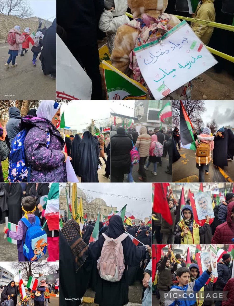 به یاد همکلاس هایشان....
حضور دانش‌آموزان  با کوله‌پشتی در راهپیمائی روز قدس به یاد دختران میناب
#ملت_قدس
#ایران_بیت_المقدس
