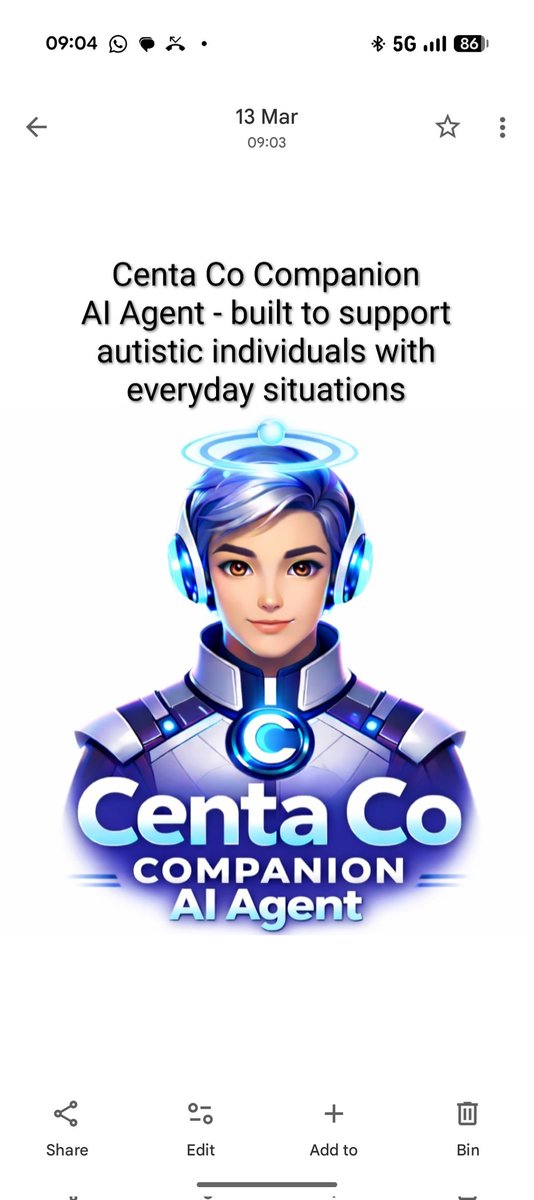 Autiquest's tweet photo. Autism-aware AI support anytime!

Centa Co Companion AI assistant is designed to respond in autism appropriate ways, helping you explore situations, questions, and challenges whenever you need support

https://t.co/EDdTBIMvhZ https://t.co/7YLfrHJpHV