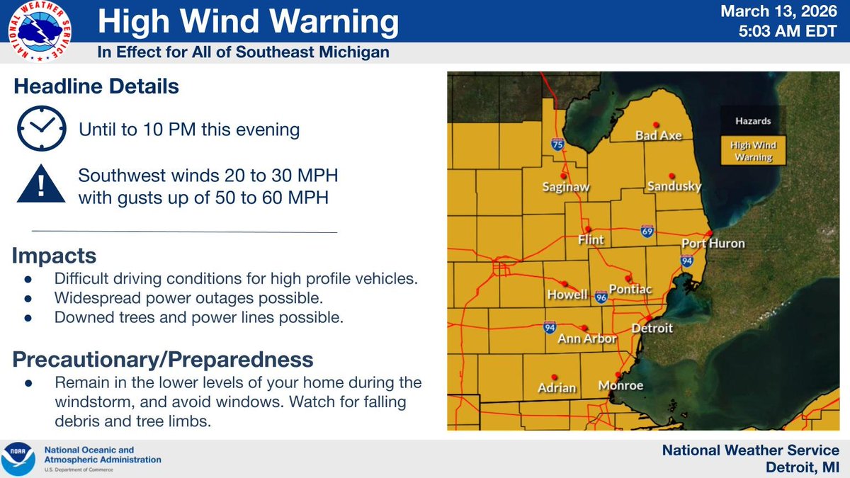 NWS Detroit tweet media