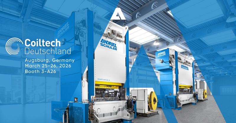 ANDRITZ_Schuler's tweet image. 📍 Join us at Coiltech®, International Coil Winding Exhibition in Augsburg from March 25-26! 
Together with ANDRITZ Kaiser and ANDRITZ AWEBA GmbH, we will showcase presses and turnkey solutions. 🚀
👉 Free entry ticket: quickfairs.net/visitatori/for…
#EMobility #Rotor #ToolDie